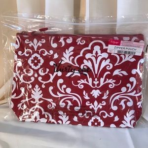 Thirty-One Mini zipper pouch, Red Parisian Pop